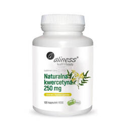 Aliness Naturalna kwercetyna 250mg 100kaps Vege
