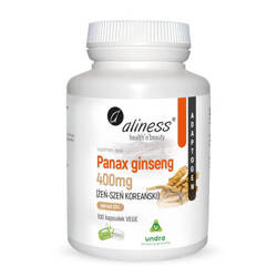 Aliness Panax Ginseng 20% 400mg 100 kaps