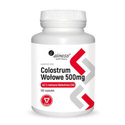 Aliness Colostrum Wołowe IG 40% 500mg 100kaps