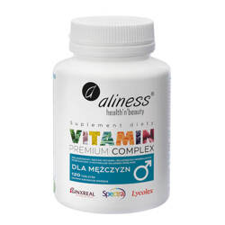 Aliness Premium Vitamin Complex 120tab DLA MĘŻCZYZN