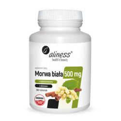 Aliness Morwa Biała 500mg 180tabl