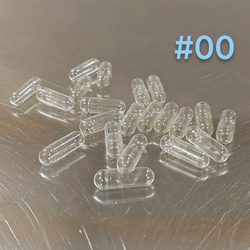 Puste kapsułki żelatynowe rozm. 00 1000szt