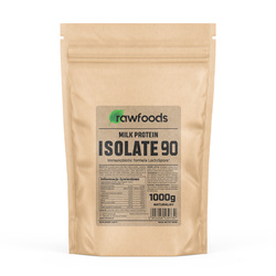 Rawfoods Milk Protein Isolate 90 LactoSpor 1000g - natural