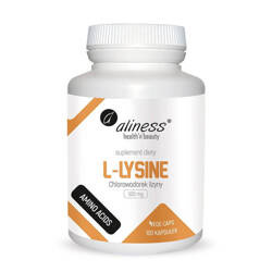 Aliness L-Lysine Lizyna 500mg 100kaps VEGE