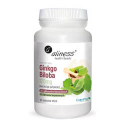 Aliness Ginkgo Biloba 120mg 60tab VEGE