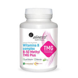 Aliness Witamina B50 Methyl TMG Plus 100kaps Vege