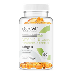 OstroVit Witamina E 90 kaps Naturalny Kompleks Tokoferoli